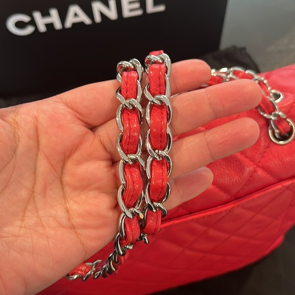 💯 Authentic Chanel Washed Caviar Maxi - Picture 8 of 16